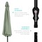 Best Choice Products 10ft Outdoor Steel Market Patio Umbrella w/ Crank, Tilt Push Button, 6 Ribs